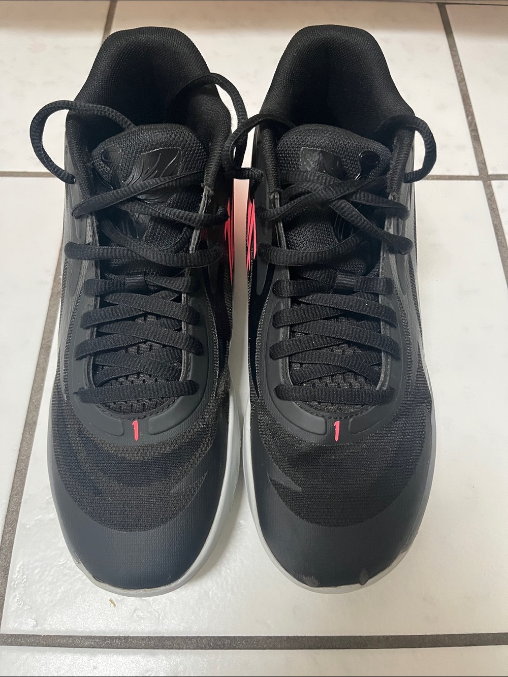 Puma Melo Men's Black Sneakers with Subtle Pink Accent